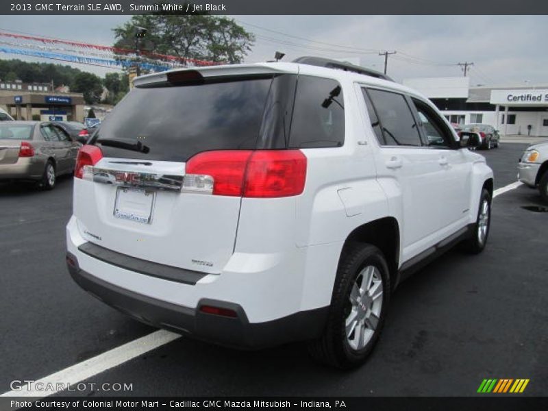 Summit White / Jet Black 2013 GMC Terrain SLE AWD