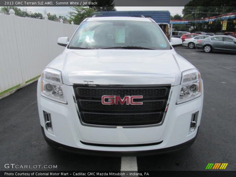 Summit White / Jet Black 2013 GMC Terrain SLE AWD