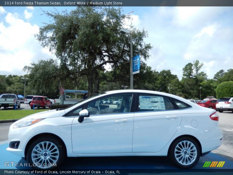  2014 Fiesta Titanium Sedan Oxford White