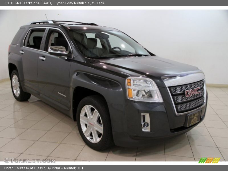 Cyber Gray Metallic / Jet Black 2010 GMC Terrain SLT AWD
