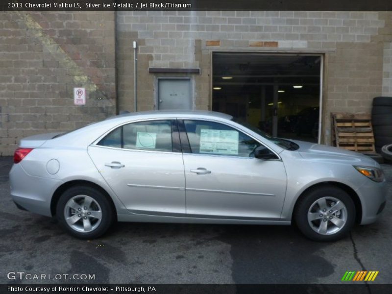 Silver Ice Metallic / Jet Black/Titanium 2013 Chevrolet Malibu LS