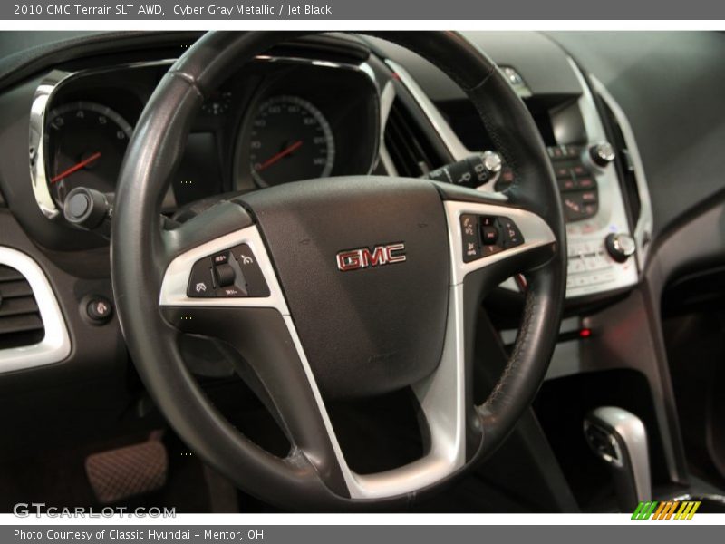 Cyber Gray Metallic / Jet Black 2010 GMC Terrain SLT AWD