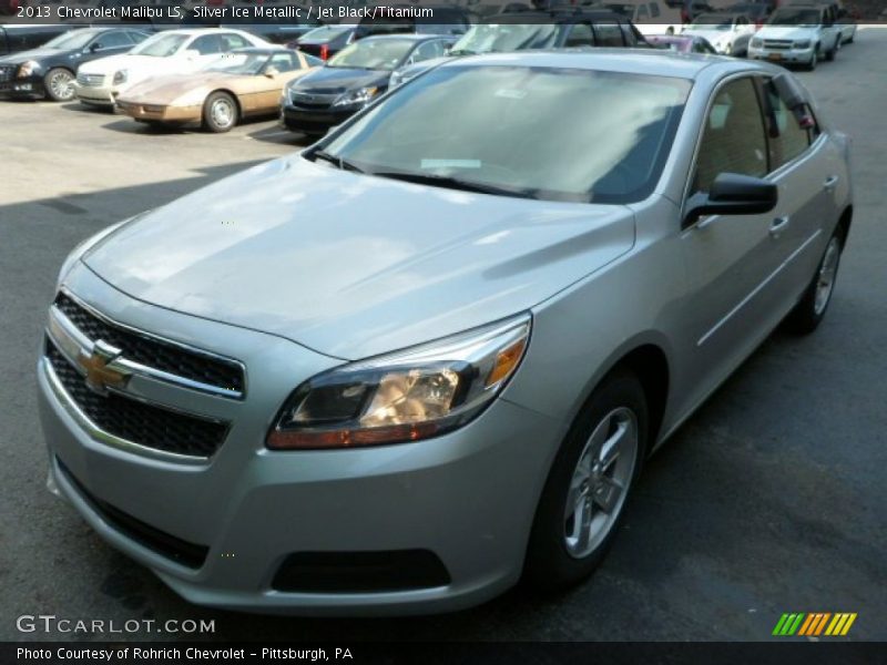 Silver Ice Metallic / Jet Black/Titanium 2013 Chevrolet Malibu LS