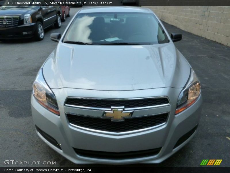 Silver Ice Metallic / Jet Black/Titanium 2013 Chevrolet Malibu LS