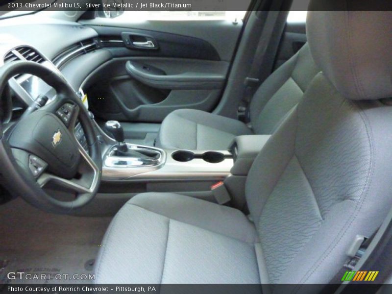 Silver Ice Metallic / Jet Black/Titanium 2013 Chevrolet Malibu LS