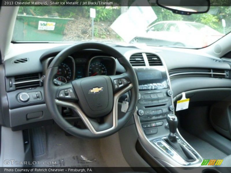 Silver Ice Metallic / Jet Black/Titanium 2013 Chevrolet Malibu LS