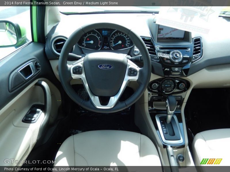 Dashboard of 2014 Fiesta Titanium Sedan