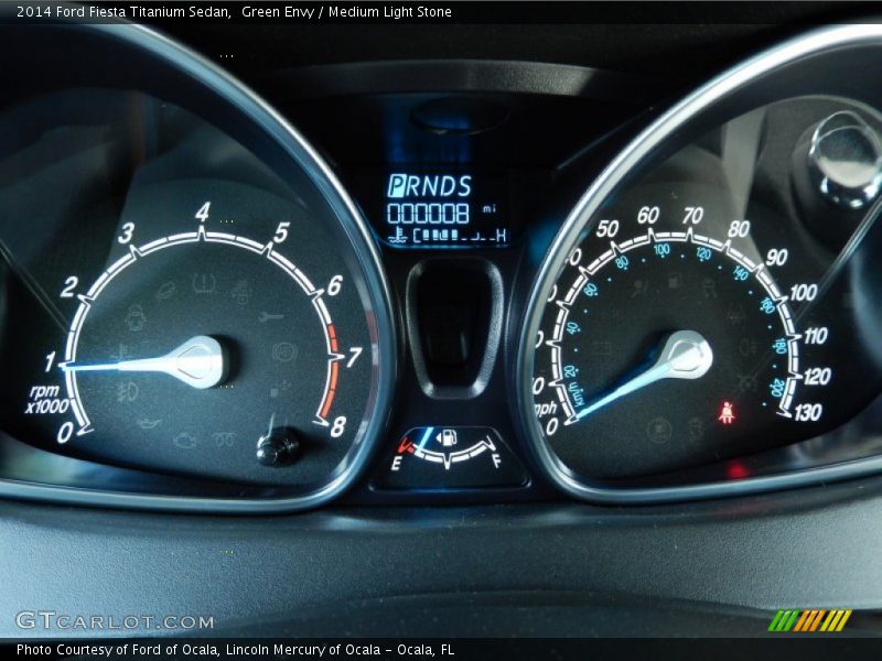  2014 Fiesta Titanium Sedan Titanium Sedan Gauges