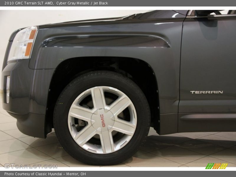 Cyber Gray Metallic / Jet Black 2010 GMC Terrain SLT AWD