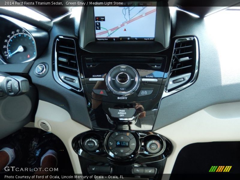 Controls of 2014 Fiesta Titanium Sedan