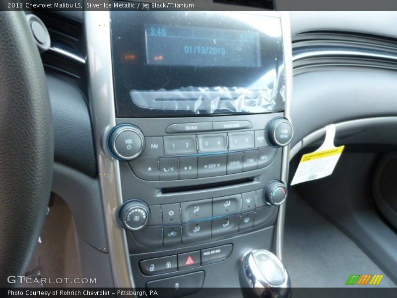 Silver Ice Metallic / Jet Black/Titanium 2013 Chevrolet Malibu LS
