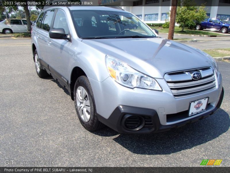 Ice Silver Metallic / Black 2013 Subaru Outback 2.5i