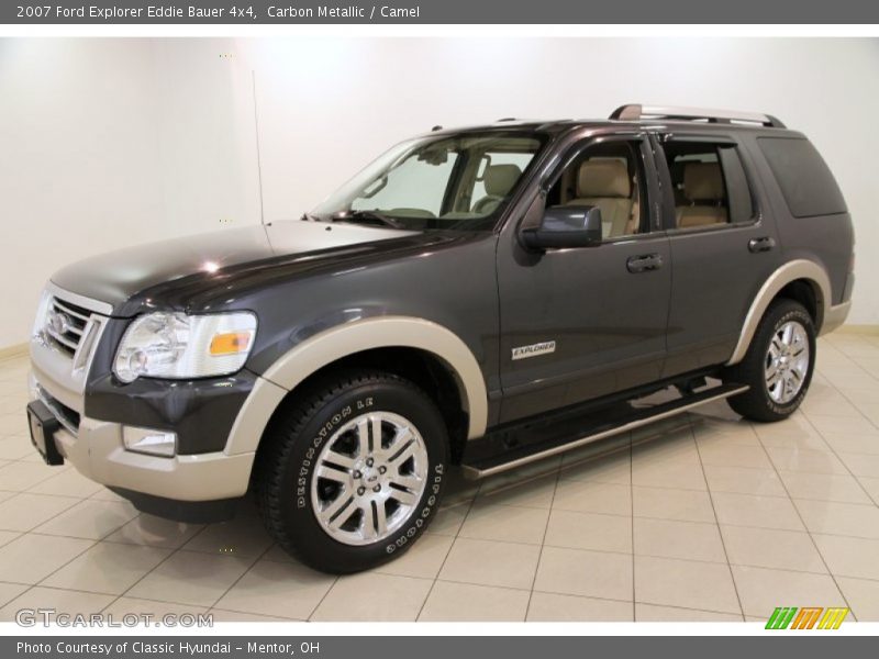 Carbon Metallic / Camel 2007 Ford Explorer Eddie Bauer 4x4