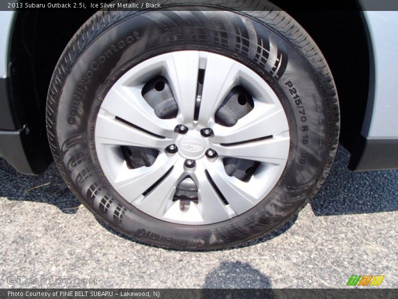 Ice Silver Metallic / Black 2013 Subaru Outback 2.5i