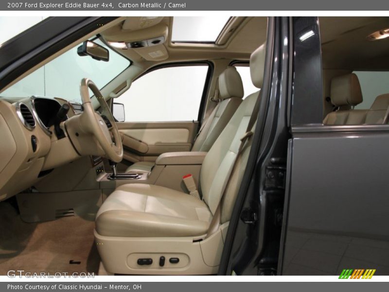 Carbon Metallic / Camel 2007 Ford Explorer Eddie Bauer 4x4