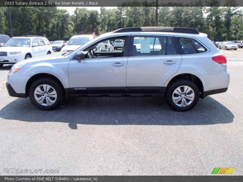 Ice Silver Metallic / Black 2013 Subaru Outback 2.5i