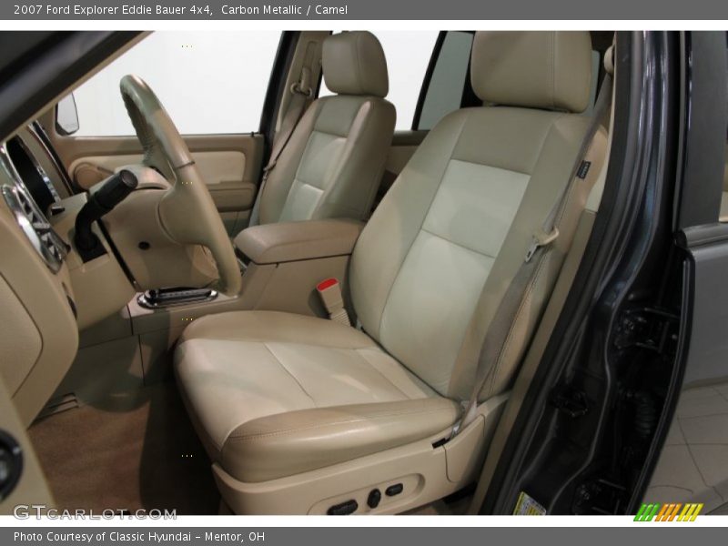 Carbon Metallic / Camel 2007 Ford Explorer Eddie Bauer 4x4