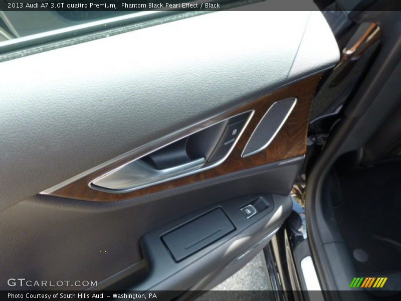 Phantom Black Pearl Effect / Black 2013 Audi A7 3.0T quattro Premium