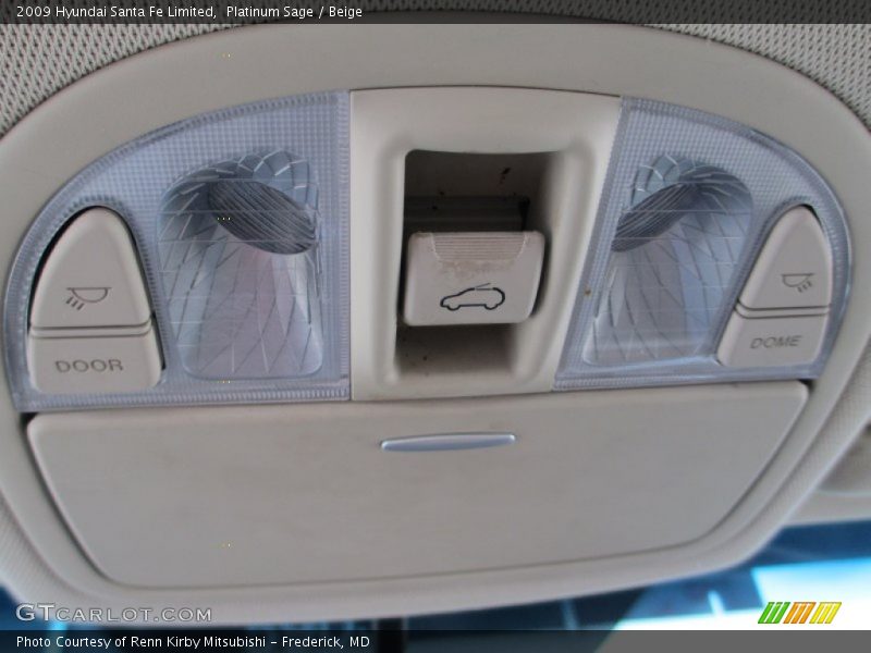 Platinum Sage / Beige 2009 Hyundai Santa Fe Limited
