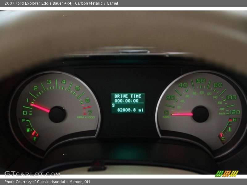 Carbon Metallic / Camel 2007 Ford Explorer Eddie Bauer 4x4