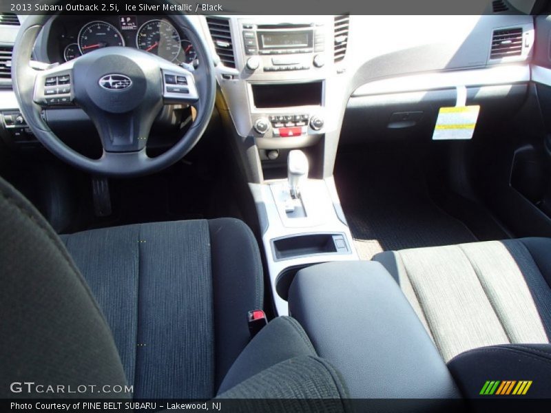 Ice Silver Metallic / Black 2013 Subaru Outback 2.5i