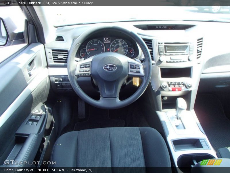 Ice Silver Metallic / Black 2013 Subaru Outback 2.5i