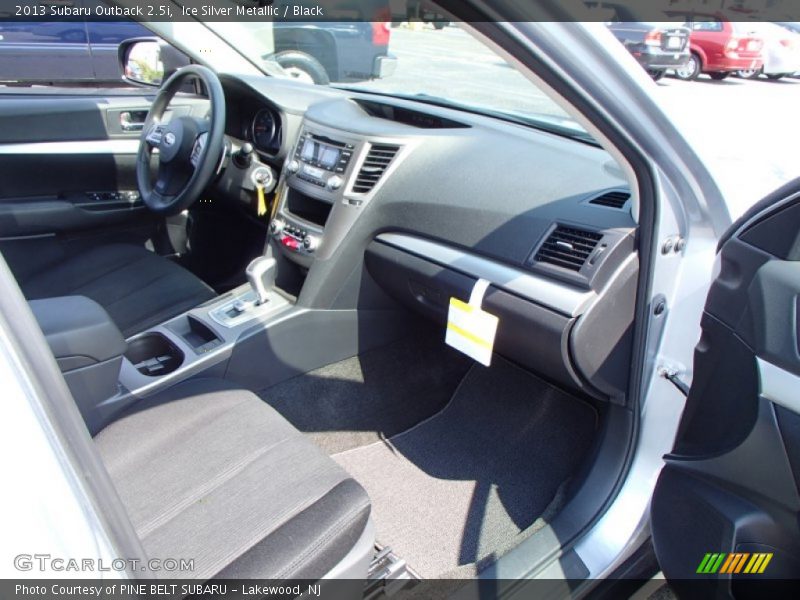 Ice Silver Metallic / Black 2013 Subaru Outback 2.5i