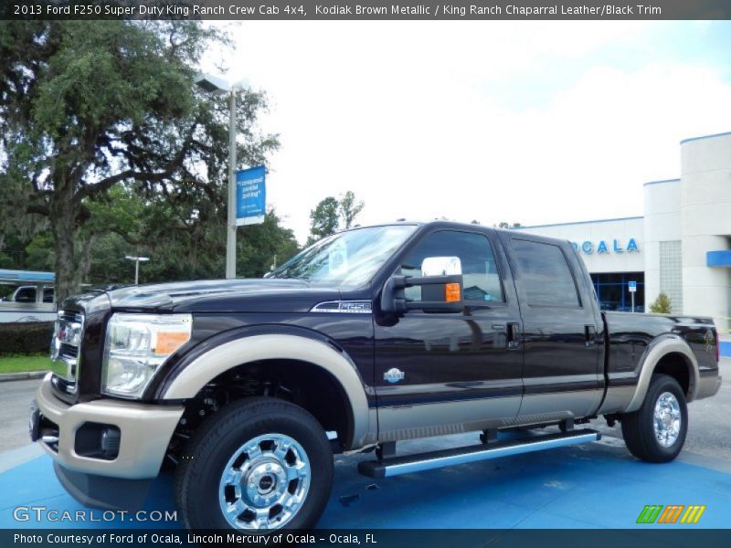 Kodiak Brown Metallic / King Ranch Chaparral Leather/Black Trim 2013 Ford F250 Super Duty King Ranch Crew Cab 4x4