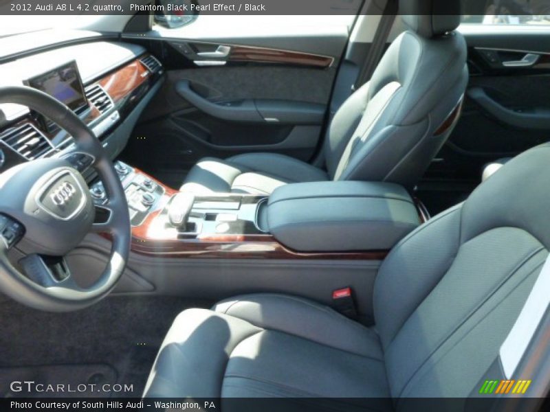 Phantom Black Pearl Effect / Black 2012 Audi A8 L 4.2 quattro