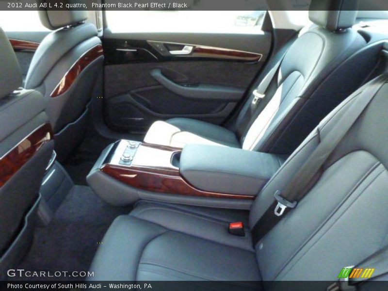 Phantom Black Pearl Effect / Black 2012 Audi A8 L 4.2 quattro