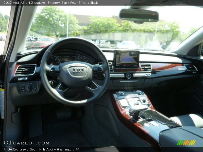 Phantom Black Pearl Effect / Black 2012 Audi A8 L 4.2 quattro