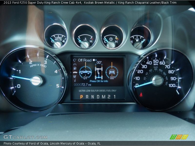 2013 F250 Super Duty King Ranch Crew Cab 4x4 King Ranch Crew Cab 4x4 Gauges