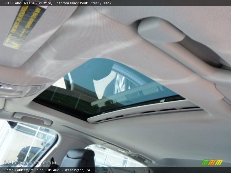 Phantom Black Pearl Effect / Black 2012 Audi A8 L 4.2 quattro
