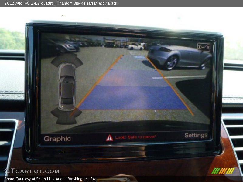 Phantom Black Pearl Effect / Black 2012 Audi A8 L 4.2 quattro