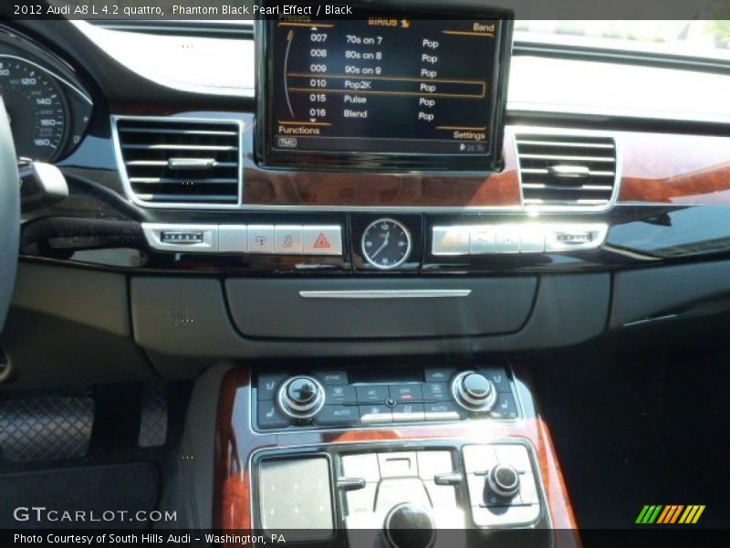 Phantom Black Pearl Effect / Black 2012 Audi A8 L 4.2 quattro