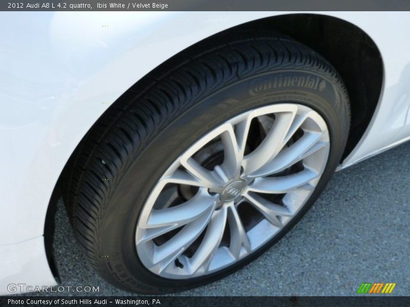 Ibis White / Velvet Beige 2012 Audi A8 L 4.2 quattro