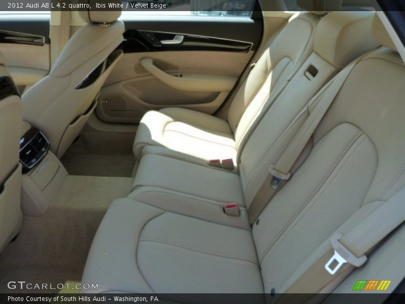 Ibis White / Velvet Beige 2012 Audi A8 L 4.2 quattro