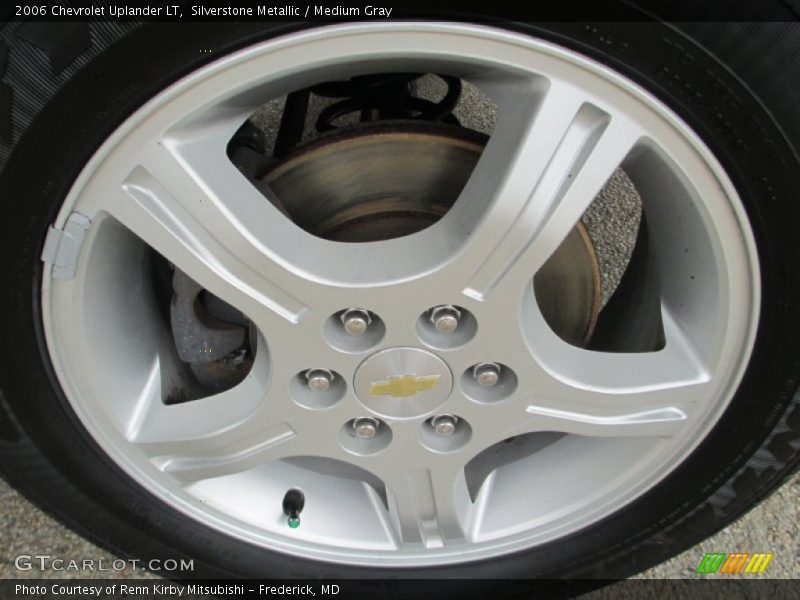 Silverstone Metallic / Medium Gray 2006 Chevrolet Uplander LT