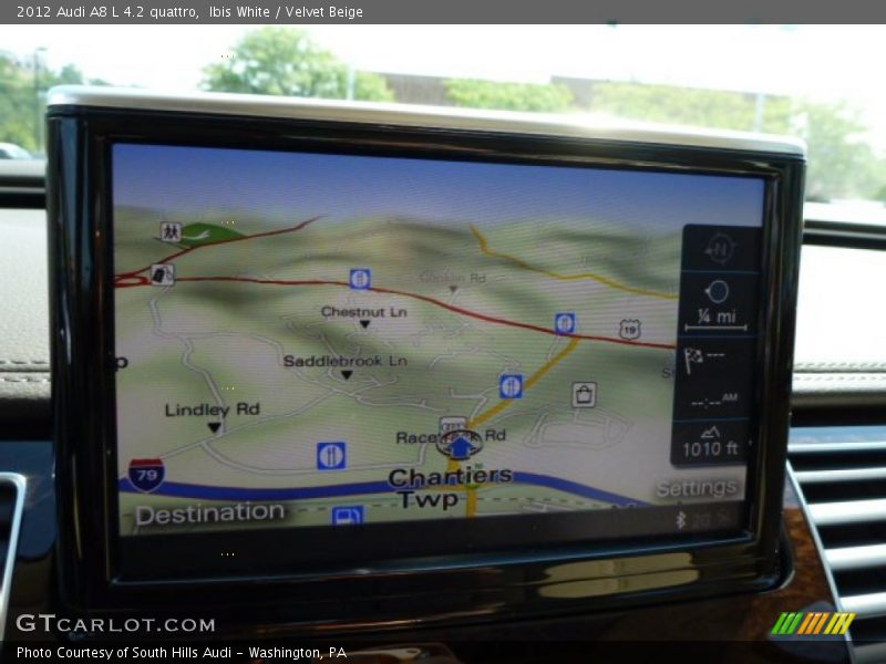 Ibis White / Velvet Beige 2012 Audi A8 L 4.2 quattro