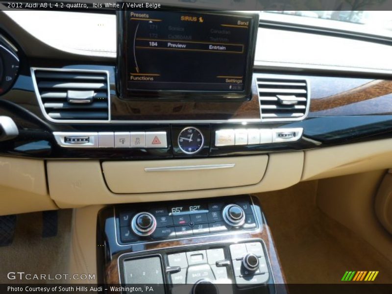 Ibis White / Velvet Beige 2012 Audi A8 L 4.2 quattro