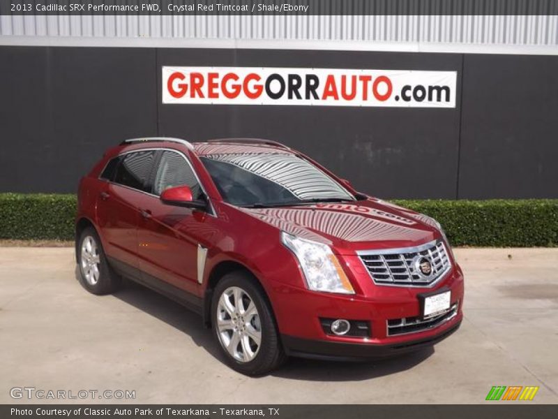 Crystal Red Tintcoat / Shale/Ebony 2013 Cadillac SRX Performance FWD
