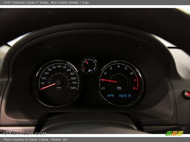 Blue Granite Metallic / Gray 2007 Chevrolet Cobalt LT Sedan