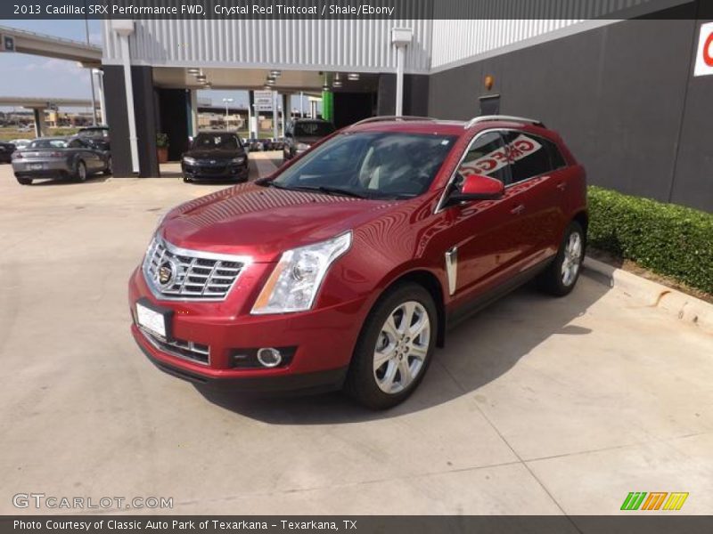 Crystal Red Tintcoat / Shale/Ebony 2013 Cadillac SRX Performance FWD