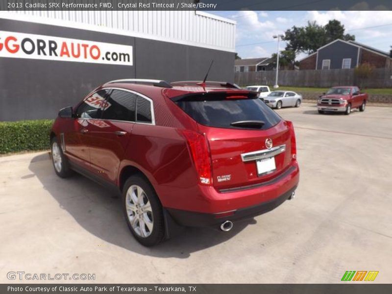 Crystal Red Tintcoat / Shale/Ebony 2013 Cadillac SRX Performance FWD