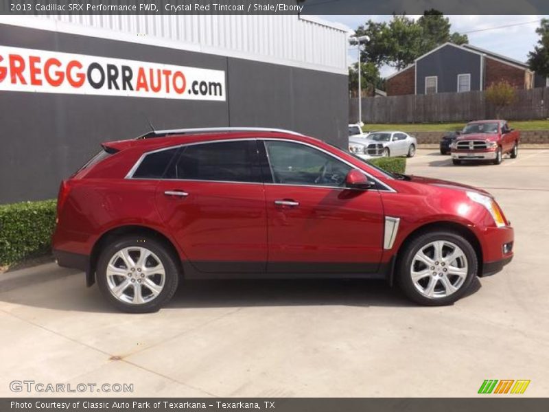Crystal Red Tintcoat / Shale/Ebony 2013 Cadillac SRX Performance FWD