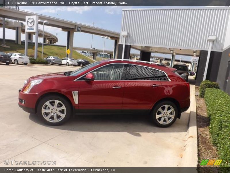 Crystal Red Tintcoat / Shale/Ebony 2013 Cadillac SRX Performance FWD