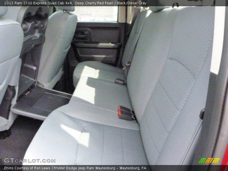 Deep Cherry Red Pearl / Black/Diesel Gray 2013 Ram 1500 Express Quad Cab 4x4