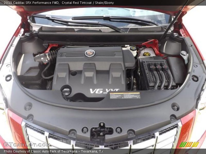Crystal Red Tintcoat / Shale/Ebony 2013 Cadillac SRX Performance FWD
