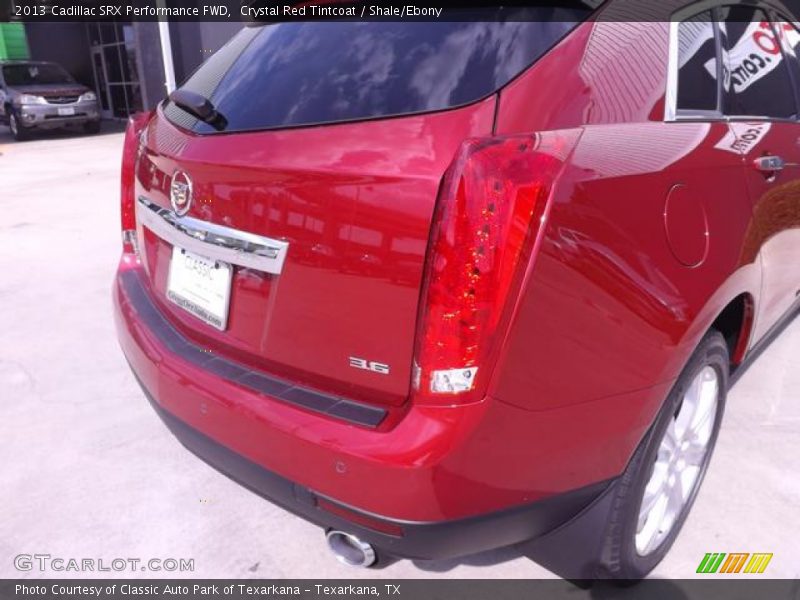 Crystal Red Tintcoat / Shale/Ebony 2013 Cadillac SRX Performance FWD