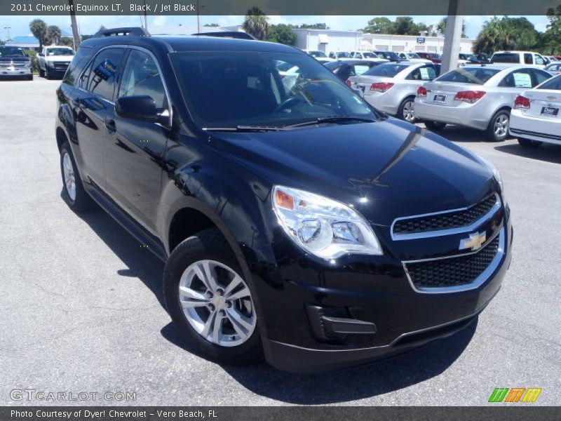 Black / Jet Black 2011 Chevrolet Equinox LT